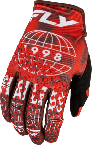 FLY Racing Kinetic Blur Gloves (2027) - Red / Maroon - View 11