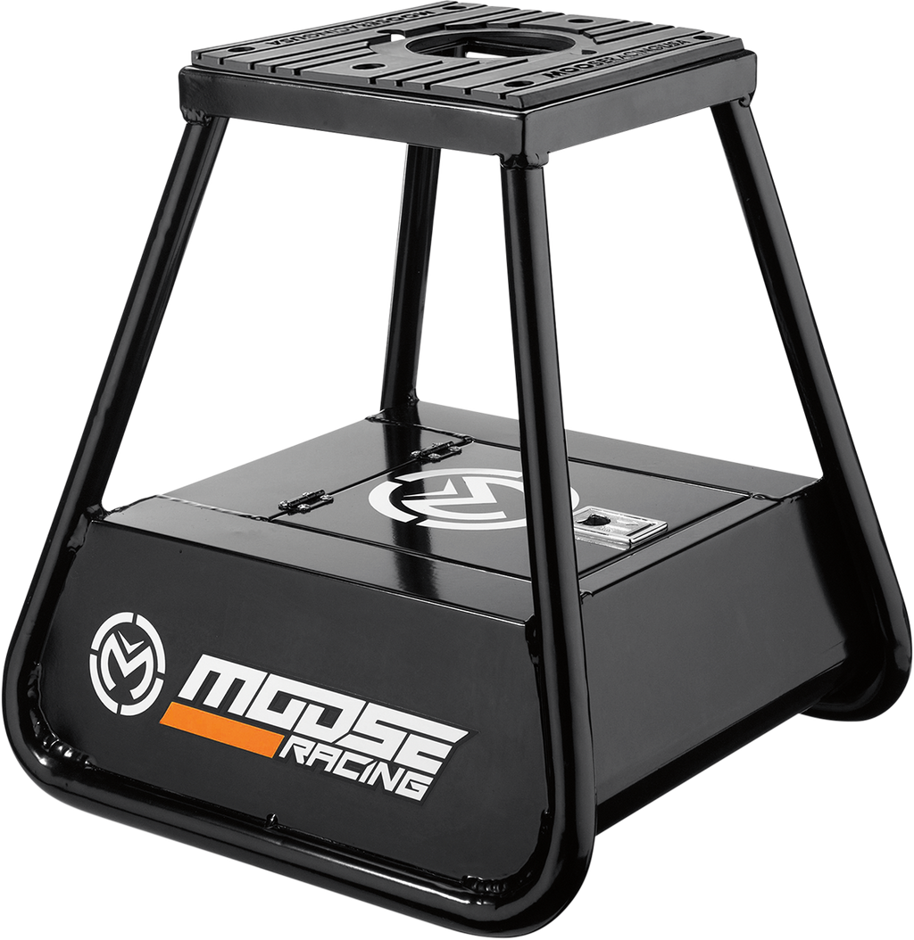 MOOSE OFFROAD Storage Stand - Bike Stand / with Storage / Black 4101-0458