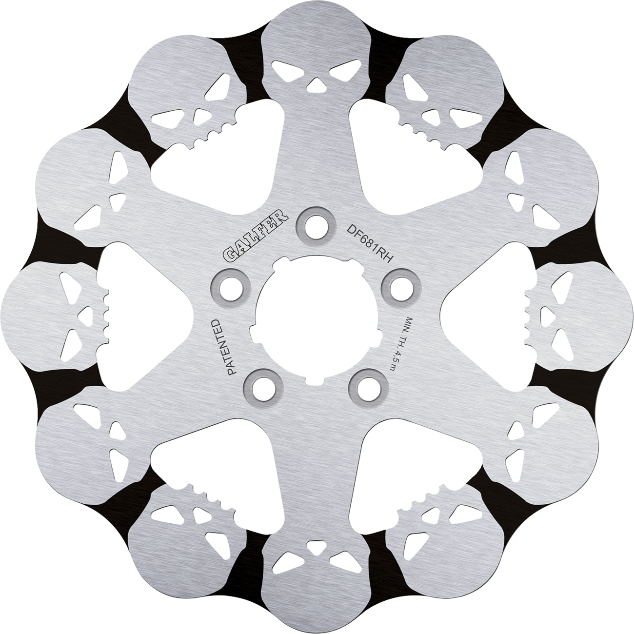 GALFER Skull Brake Rotor - Brake Rotor / Fixed / Front 1710-4232