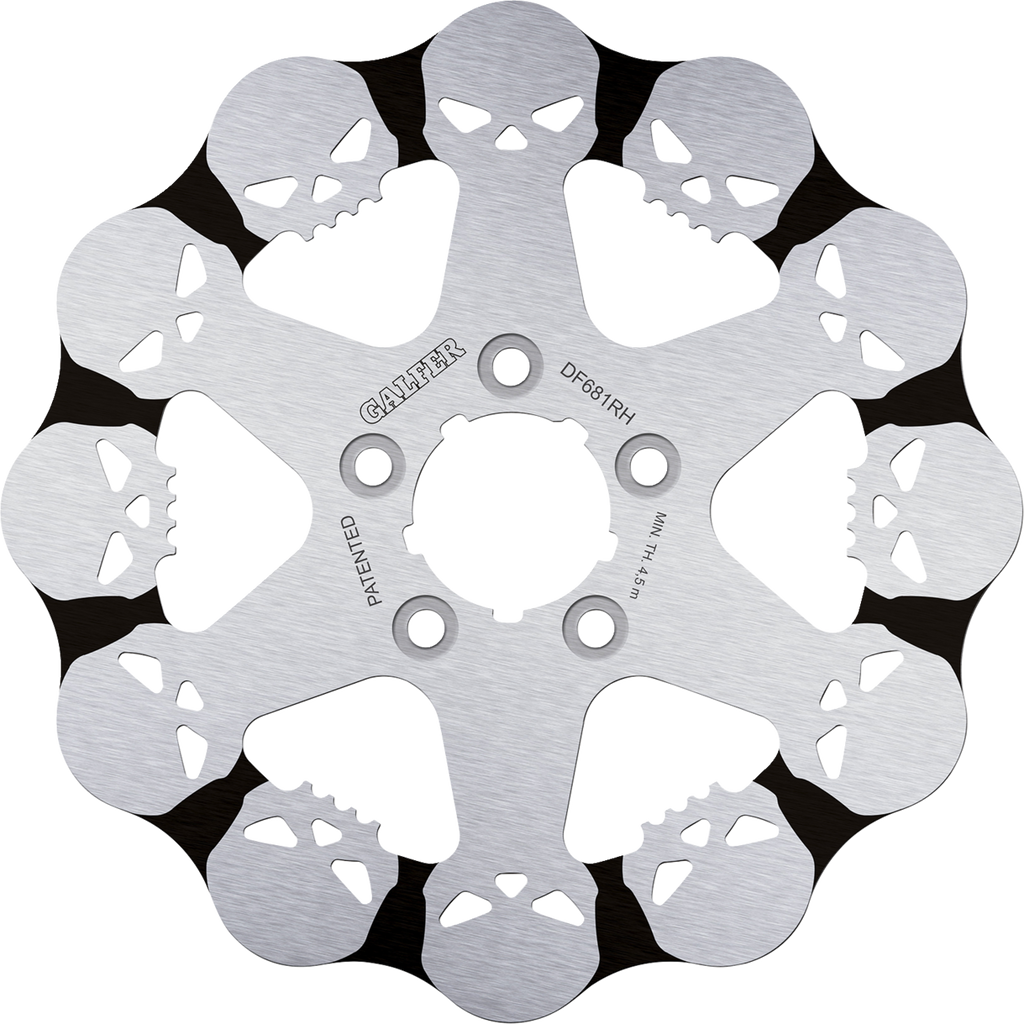 GALFER Skull Brake Rotor - Brake Rotor / Fixed / Rear 1710-4236