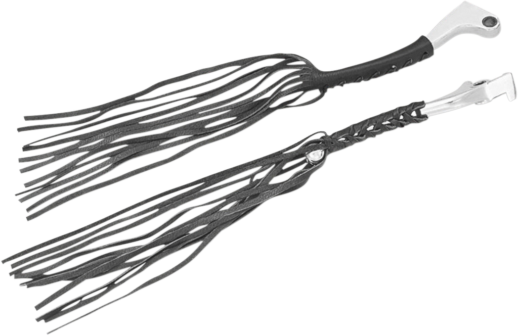 SHOW CHROME Leather Lever Fringe - 0618-0001