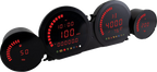 KOSO NORTH AMERICA HD-03L Four-Piece LED Gauge Kit