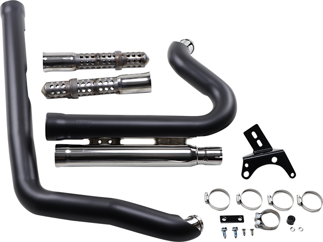 Cobra 909 Exhaust - Black - '06-'11 Dyna 6709B
