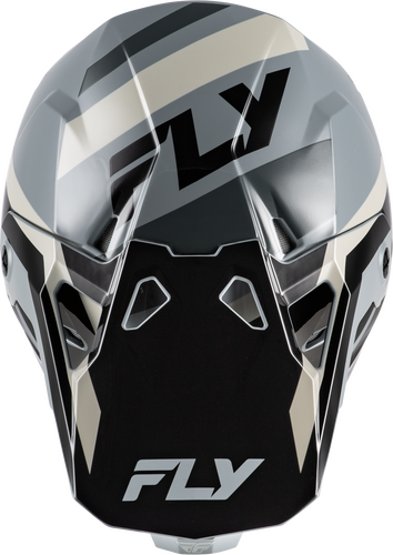 FLY Racing Formula CP Seal Helmet (2026) - Black / Grey / Light Grey - View 25