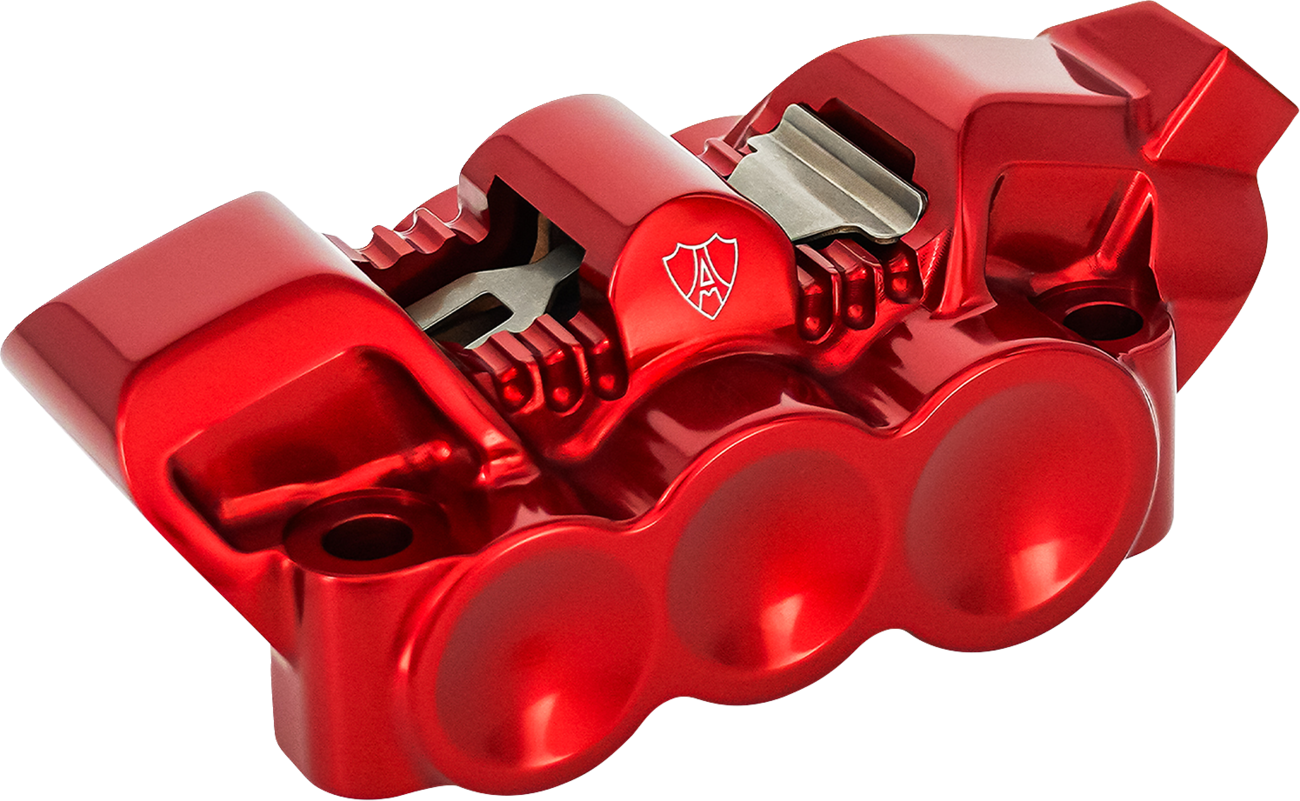 ARLEN NESS Monoblock Radial Brake Caliper - 100 mm / Right / Red 1701-0855
