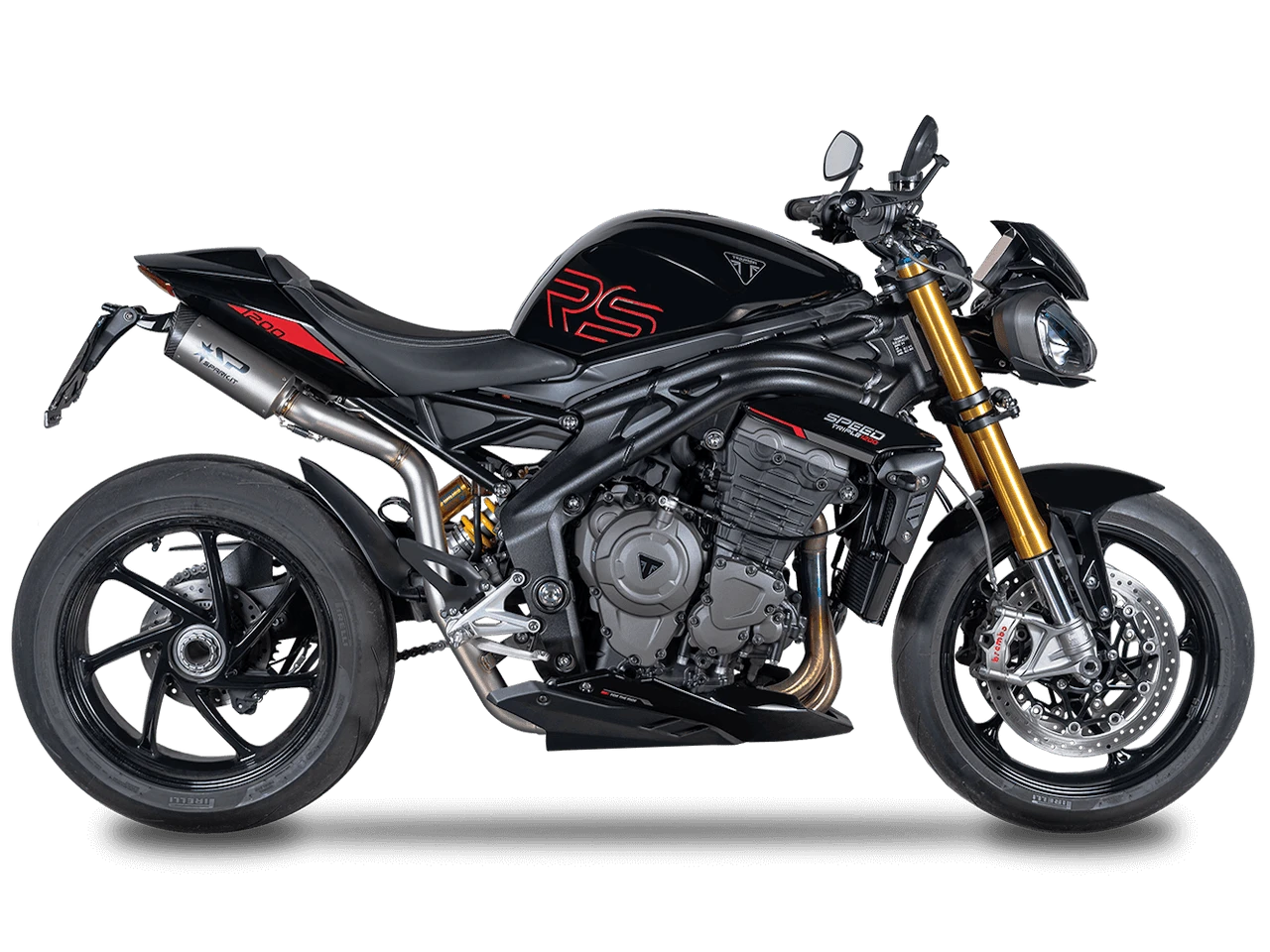 Spark Triumph Speed Triple 1200 "Double Dyno" High Mount Exhaust (Carbon) (2026-2026)