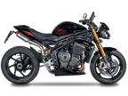 Spark Triumph Speed Triple 1200 "Double Dyno" High Mount Exhaust (Red) (2026-2026)