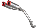 Spark Triumph Speed Triple 1200 "Double Dyno" High Mount Exhaust (Red) (2026-2026)