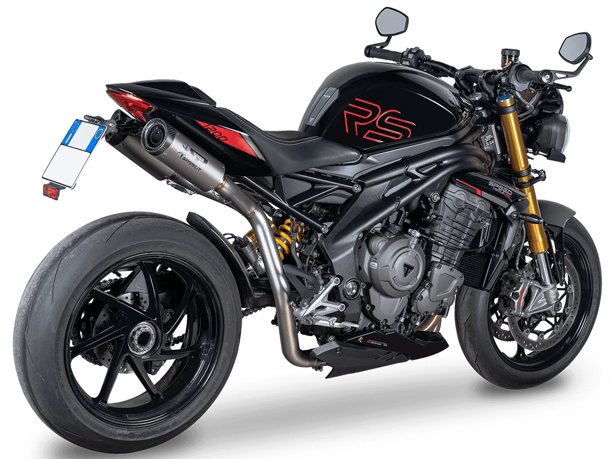 Spark Triumph Speed Triple 1200 "Double Dyno" High Mount Exhaust (Carbon) (2026-2026)