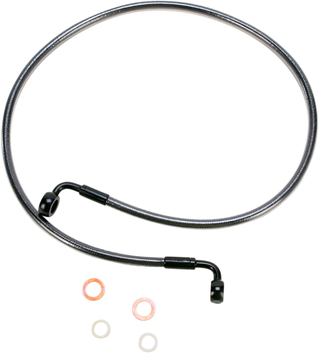 MAGNUM SHIELDING E-Z Align Braided Single Disc Front Brake Line