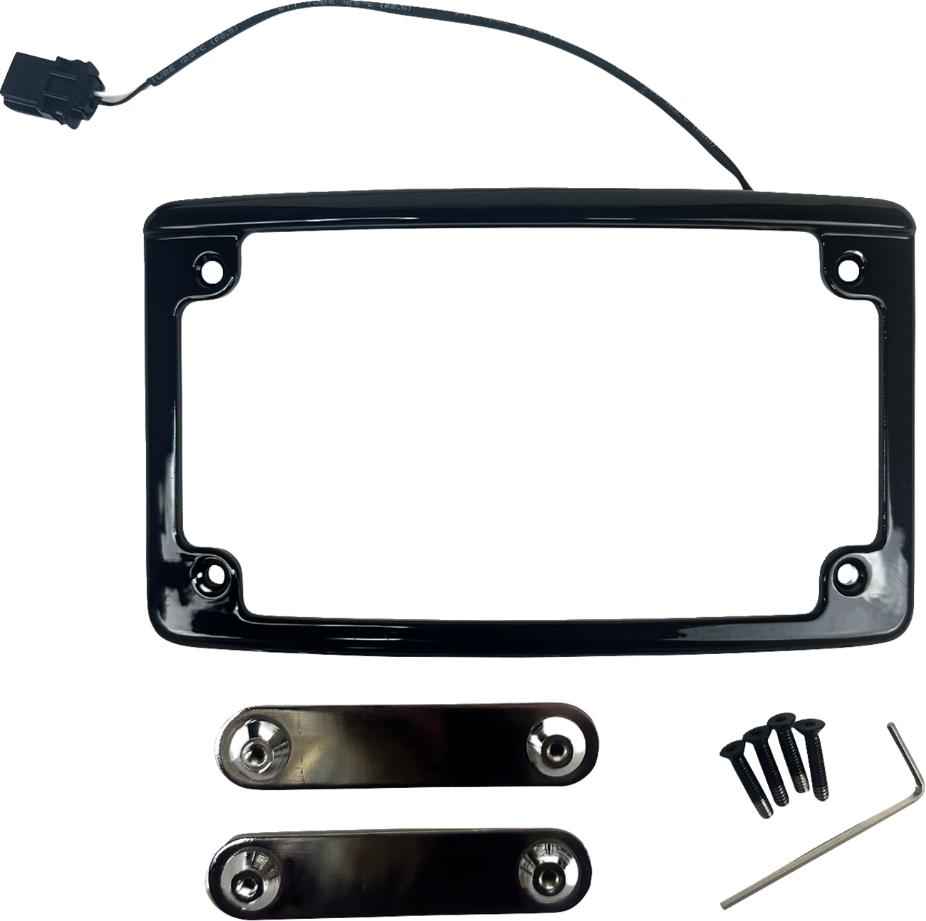 CUSTOM DYNAMICS License Plate Frame - LED / Black 2030-2348