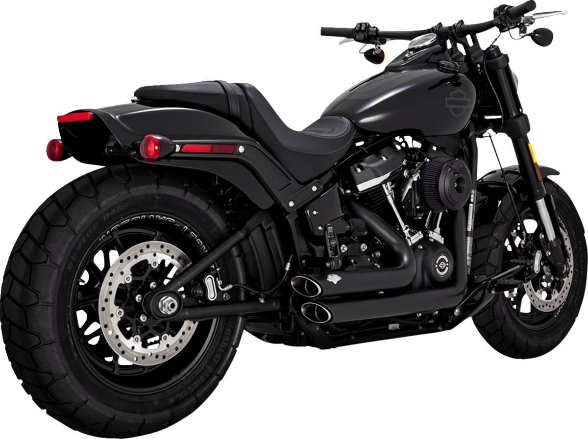 Vance & Hines HD 18-22 Fatboy/Blackout Shortshots Staggered PCX Full System Exhaust