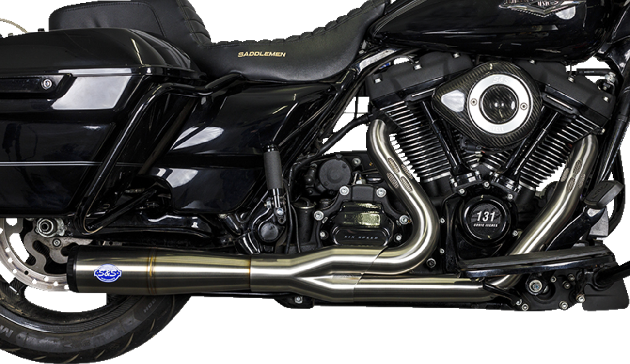 2-into-1 Diamondback Exhaust System - Guardian Black - Race Only