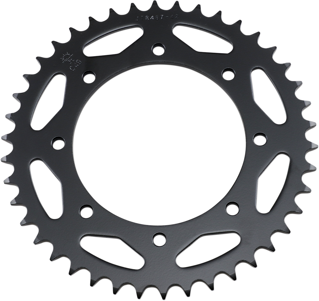 JT SPROCKETS Steel Rear Sprocket - Sprocket / Rear / Kawasaki / 42-Tooth JTR487-42