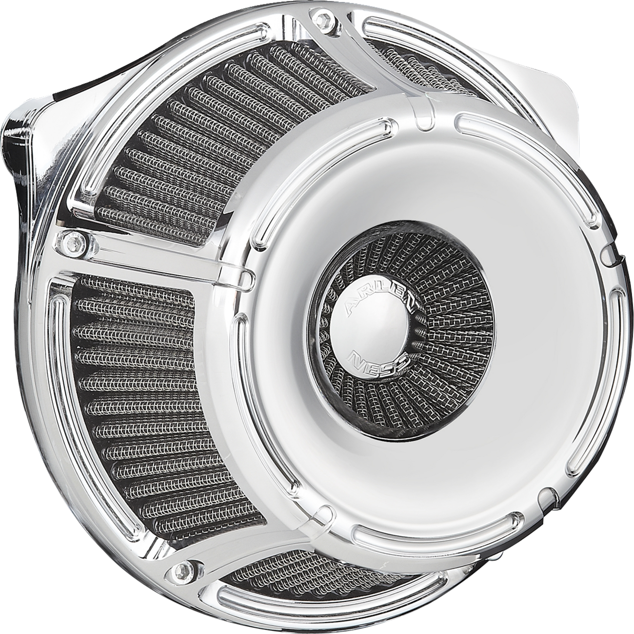ARLEN NESS Inverted Series Air Cleaner Kit - Slot Track / Chrome 1010-3232