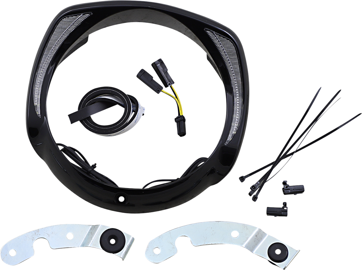 CIRO Headlight Bezel - Black 2001-1320