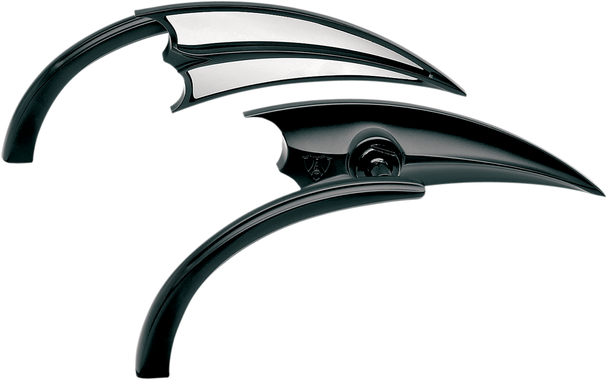 ARLEN NESS Mirror - Micro / Scoop / Side View / Triangle / Black / Right 0640-0209