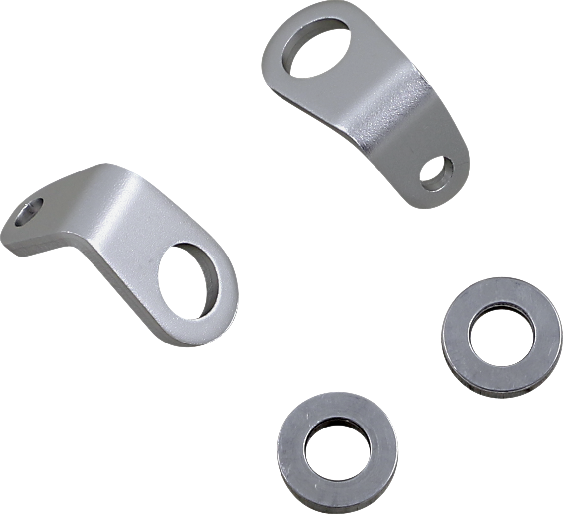 CUSTOM DYNAMICS Mount - Micro Turn Signal / L-Bracket / Silver 2040-2716