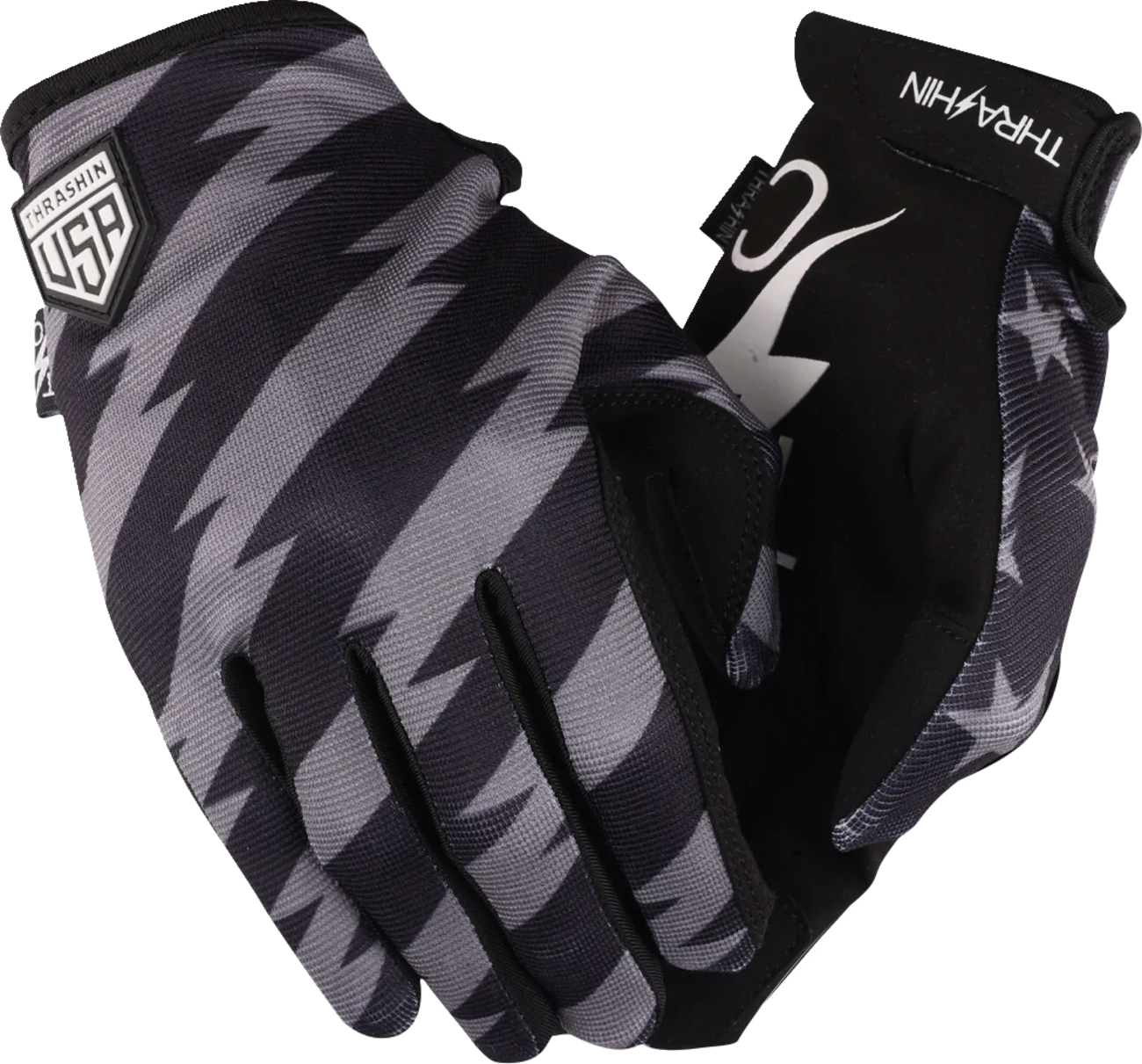 THRASHIN SUPPLY CO. Stars & Bolts Stealth Gloves