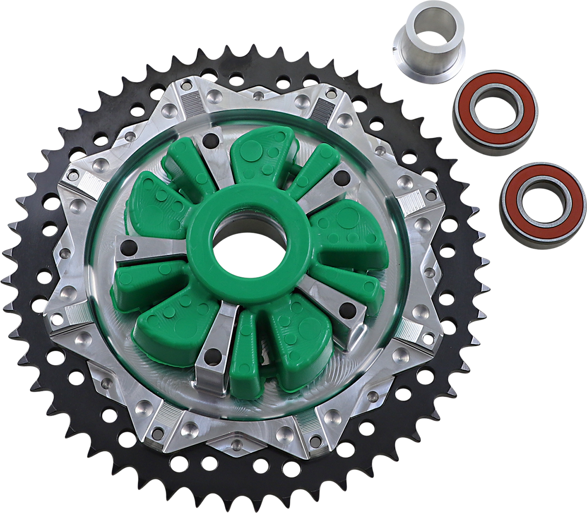ALLOY ART Cush Drive Sprocket - Black / 53 Tooth 1210-2507
