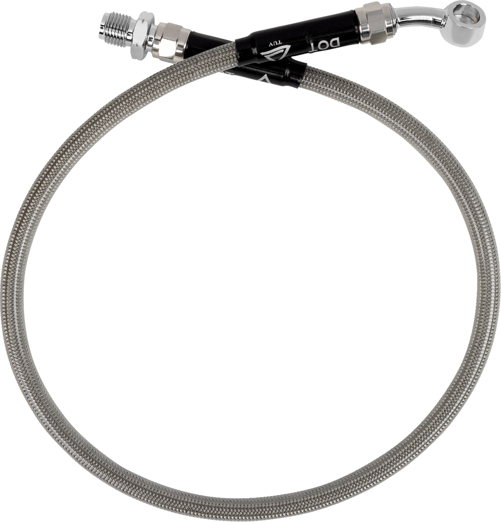 MOOSE OFFROAD Stainless Steel Braided Brake Line - Brake Line / Stainless Steel 1741-6797