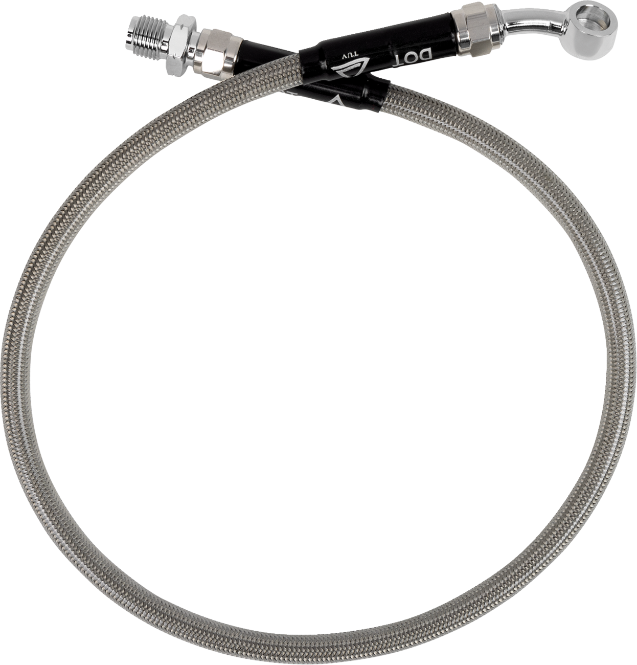 MOOSE OFFROAD Stainless Steel Braided Brake Line - Brake Line / Stainless Steel 1741-6797