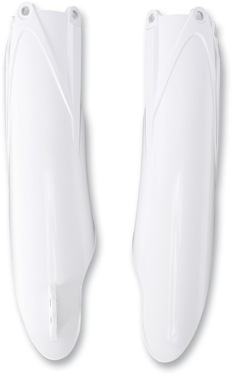 ACERBIS Fork Covers - Lower / White / Yamaha 0412-0182