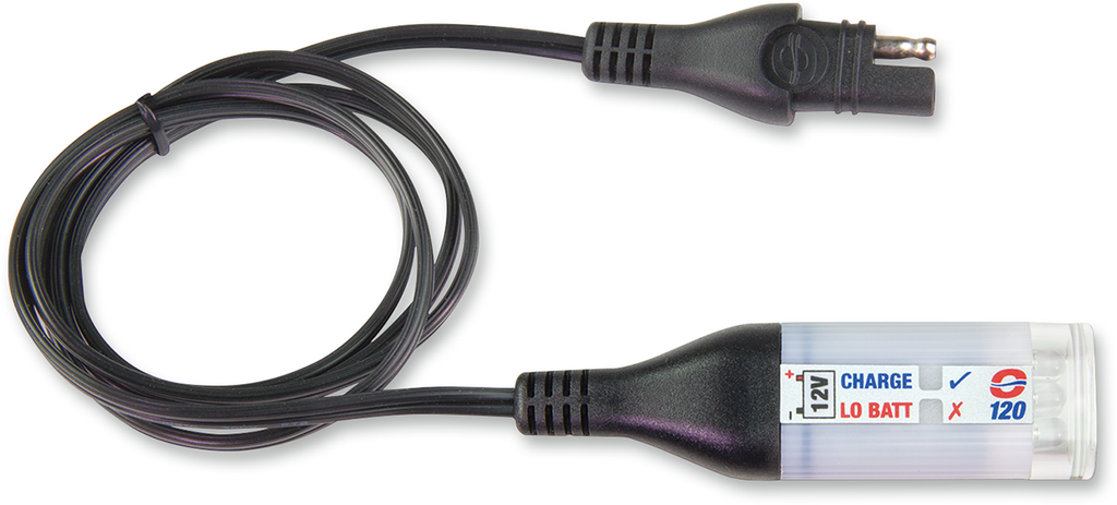 TECMATE OptiMate™ Charge System Tester with Emergency Flashlight - Charge System Tester w/Flashlight / SAE/2 Pin Connector / LED 3807-0182
