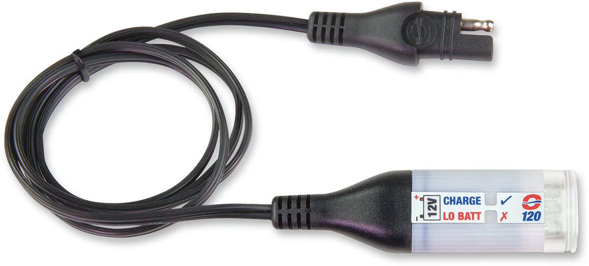 TECMATE OptiMate™ Charge System Tester with Emergency Flashlight - Charge System Tester w/Flashlight / SAE/2 Pin Connector / LED 3807-0182