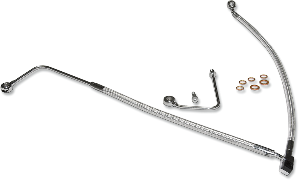 MAGNUM SHIELDING Designer Series Front Lower Brake Line Kit