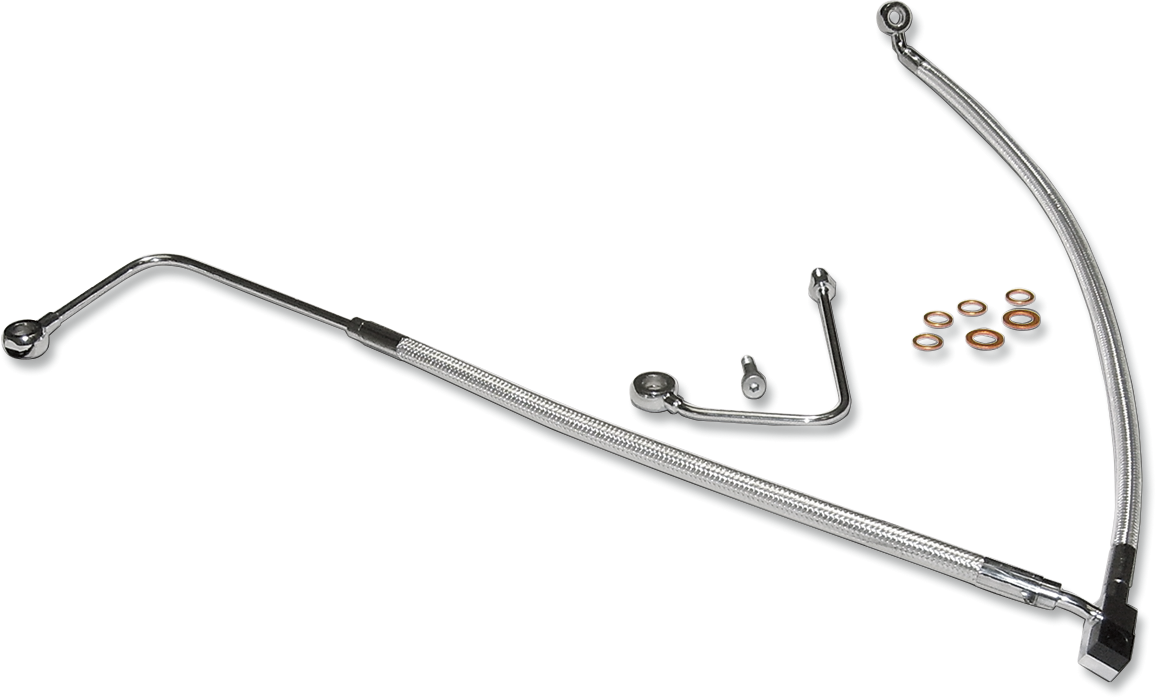 MAGNUM SHIELDING Designer Series Front Lower Brake Line Kit