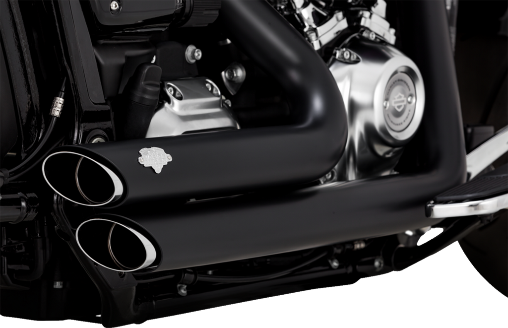 Vance & Hines HD 18-22 Fatboy/Blackout Shortshots Staggered PCX Full System Exhaust