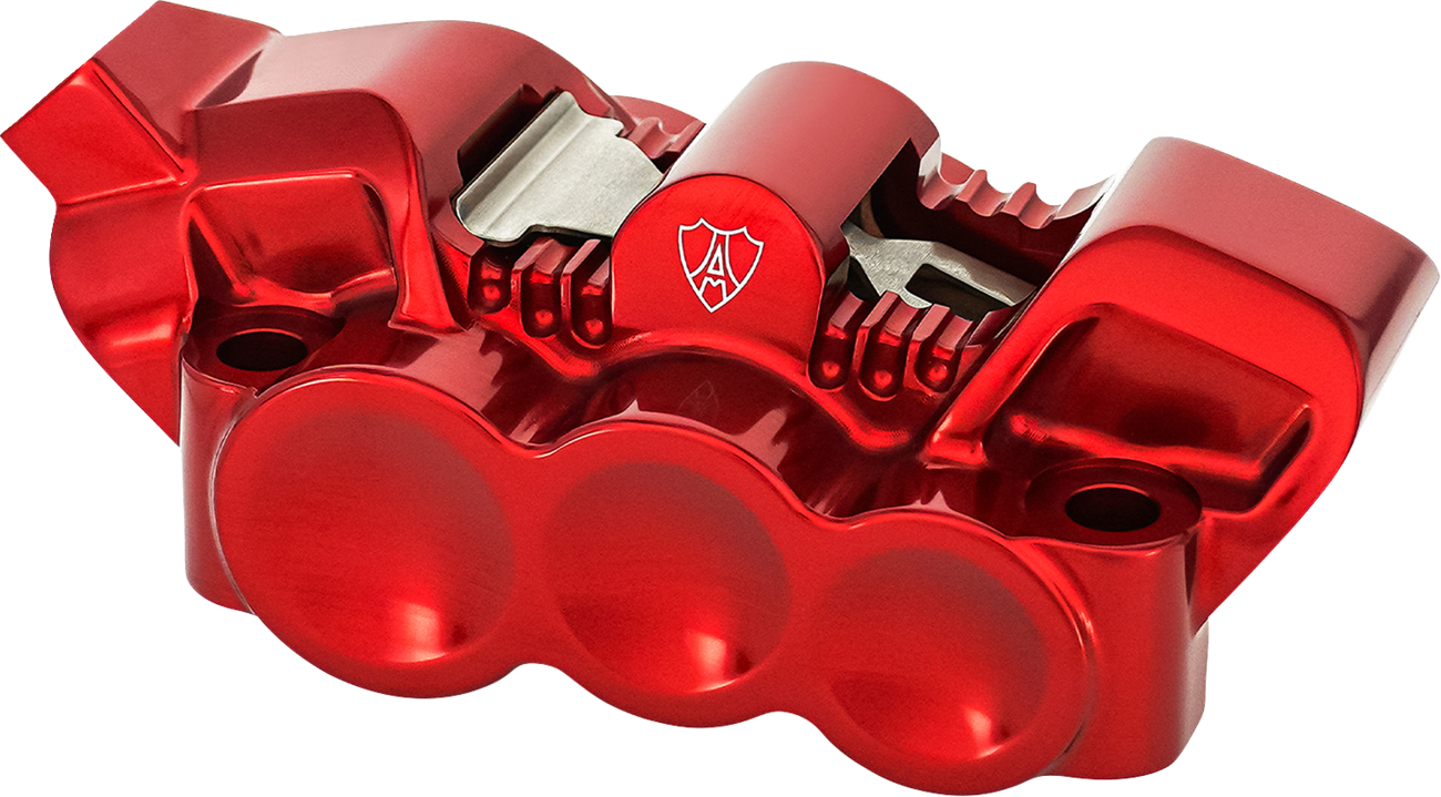 ARLEN NESS Monoblock Radial Brake Caliper - 100 mm / Left / Red 1701-0852