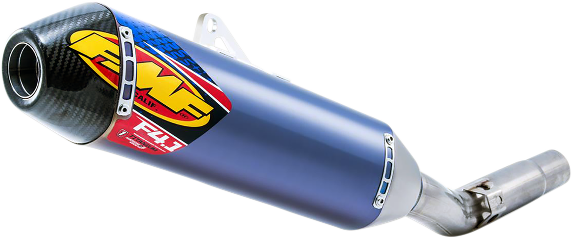 FMF Racing 2018-2026 Yamaha YZ450F /YZ450FX 2019-2026 Anod TI Factory 4.1 RCT SO Muffler w/R. Carbon Cap