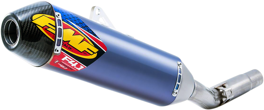 FMF Racing 2018-2026 Yamaha YZ450F /YZ450FX 2019-2026 Anod TI Factory 4.1 RCT SO Muffler w/R. Carbon Cap