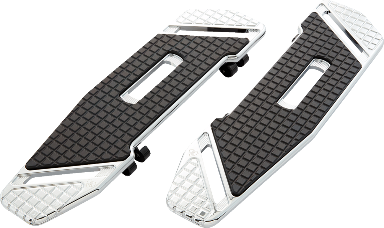 ARLEN NESS SpeedLiner Floorboards - Driver / Chrome 1621-1121