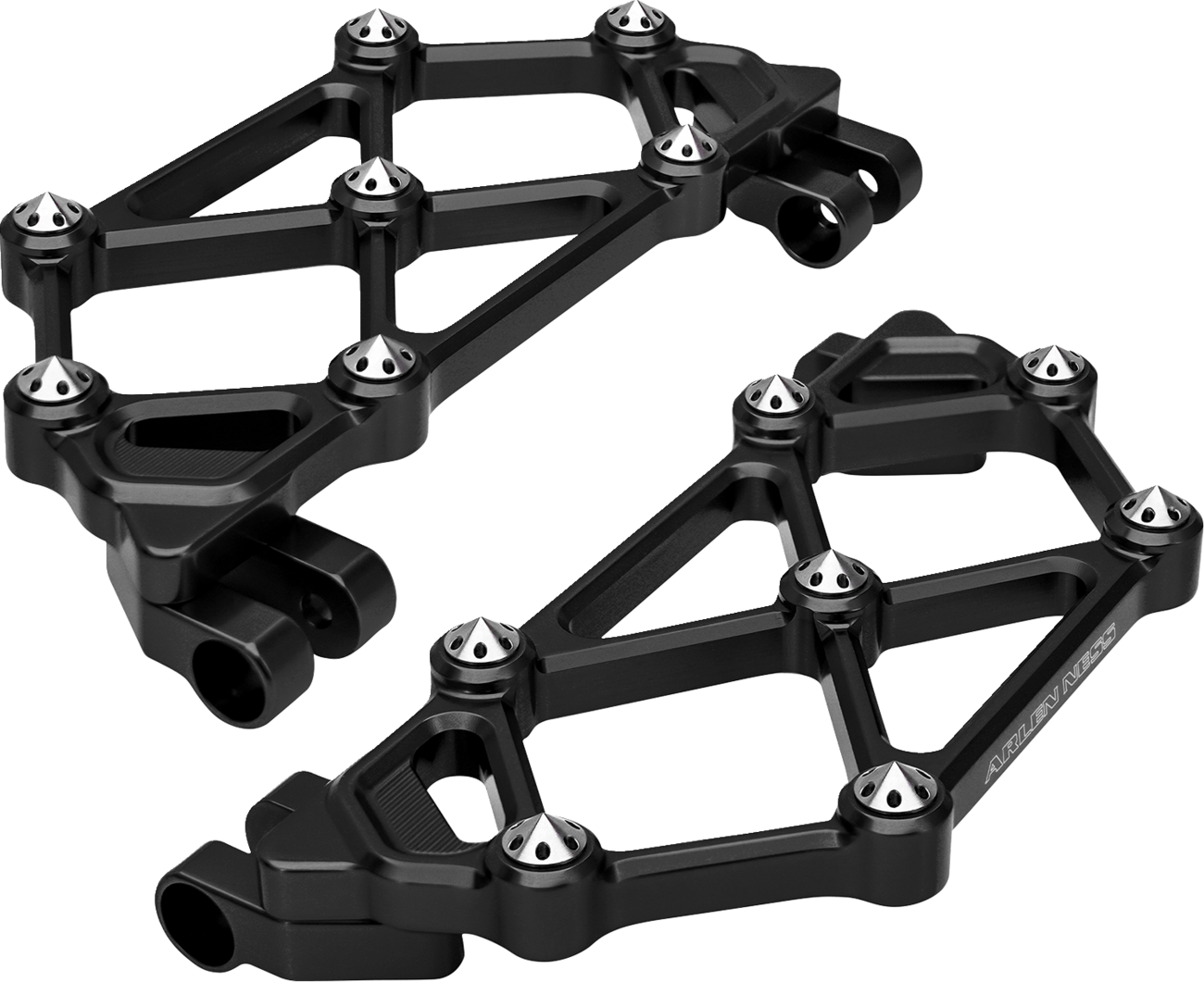ARLEN NESS Mini Diamond Floorboards - Driver / Black / FL 1621-1208