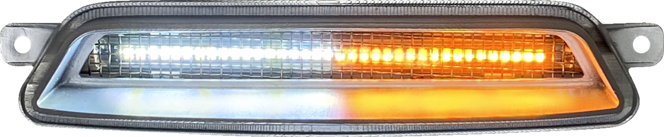 CUSTOM DYNAMICS Fairing Vent Light - LED / Chrome 2040-3028