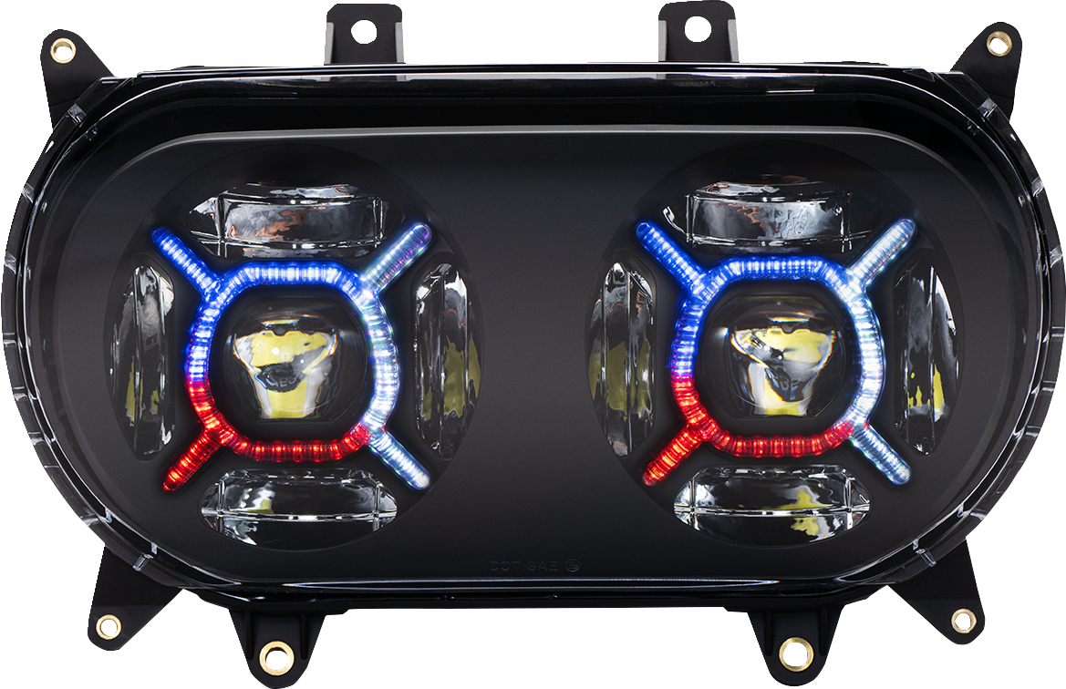 CUSTOM DYNAMICS ProGLOW™ Headlight - Black / Road Glide 2001-2605