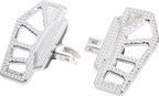 THRASHIN SUPPLY CO. Apex Mini Floorboards - Driver / Chrome 1621-1150