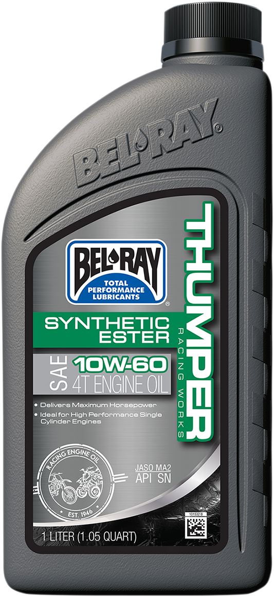 BEL-RAY Thumper Synthetic Oil - 10W-60 / 1L 3601-0312