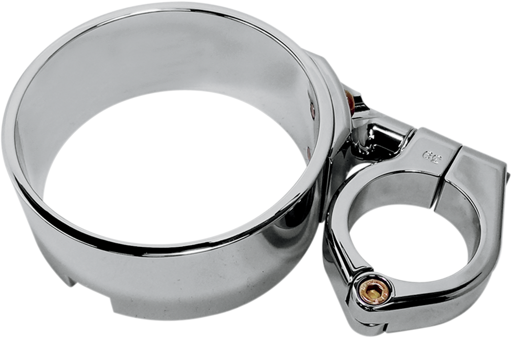 JOKER MACHINE Speedometer Ring with Swivel Clamp - Black Anodized / For 39 mm Fork Tube 2210-0275