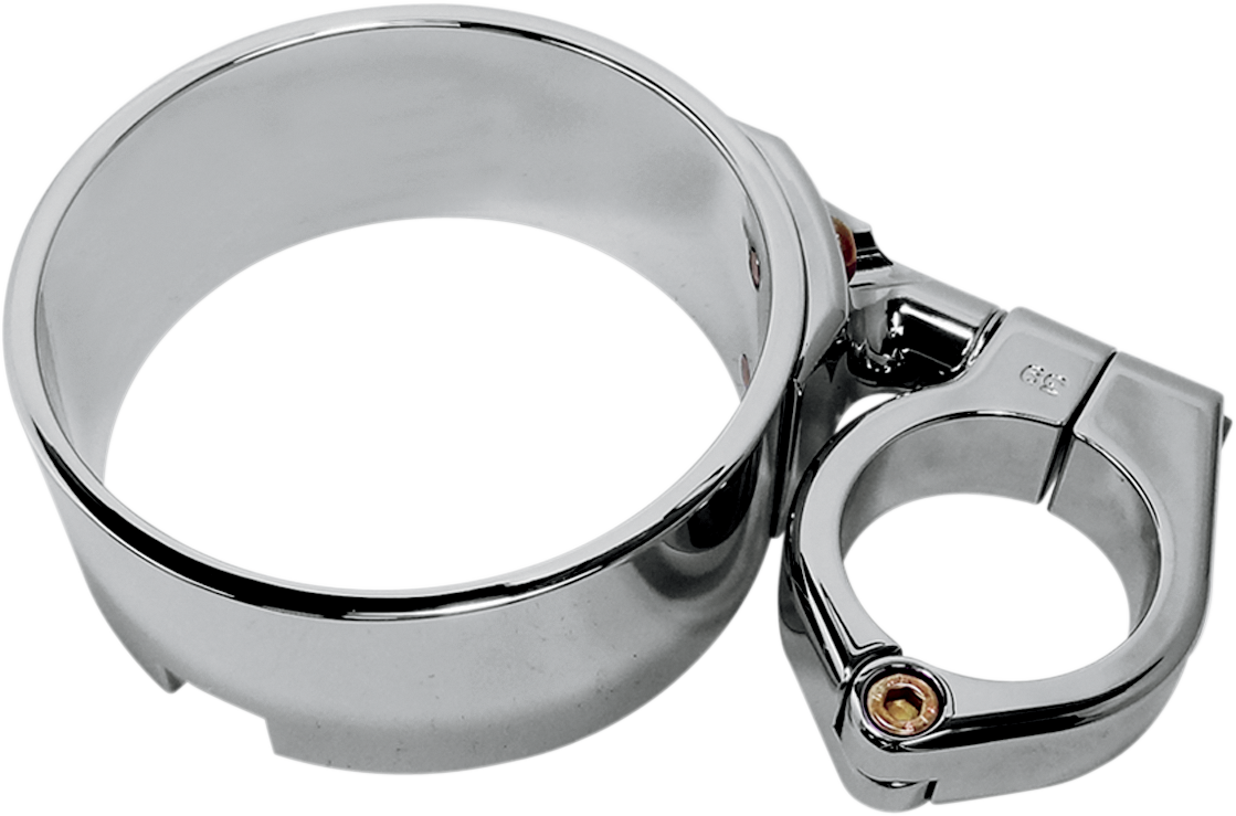 JOKER MACHINE Speedometer Ring with Swivel Clamp - Black Anodized / For 39 mm Fork Tube 2210-0275