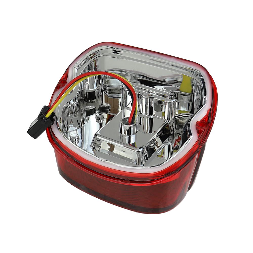 Eagle Lights Flashing Strobe Squareback LED Tail Brake Light Kit for Harley-Davidson® - No Window