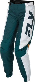 FLY Racing Women's F-16 Pants (2026) - Teal / White / Gold - View 24