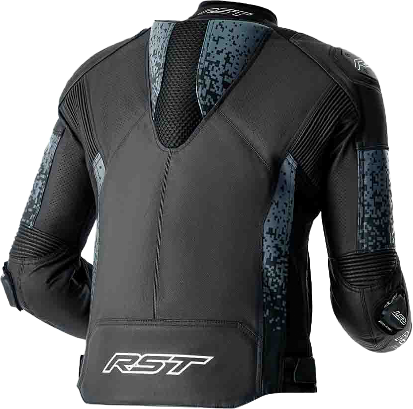 RST Pro Series Supersport-K CE Men's Leather Jacket - Grey / Black - View 15