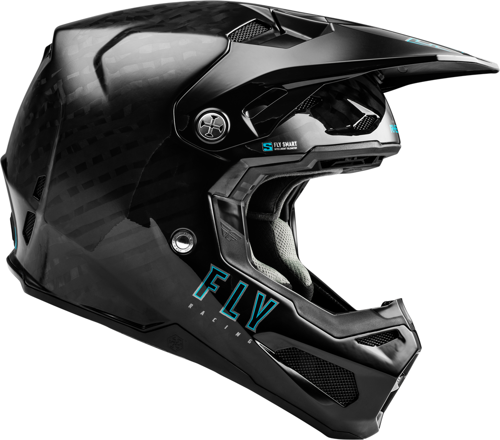 FLY Racing Formula S Carbon Helmet - Black - View 4