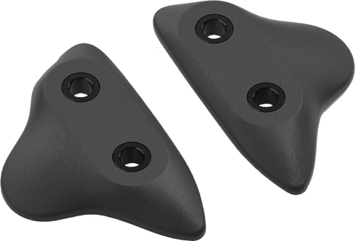 Rizoma Mirror Block Off Plates - Pair Black Yam - BS523B