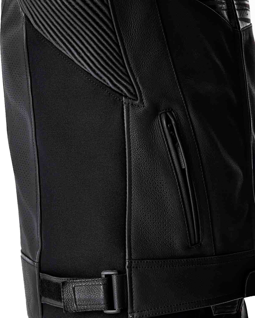RST Tractech Evo 5 CE Men's Leather Jacket - Black / White - View 12