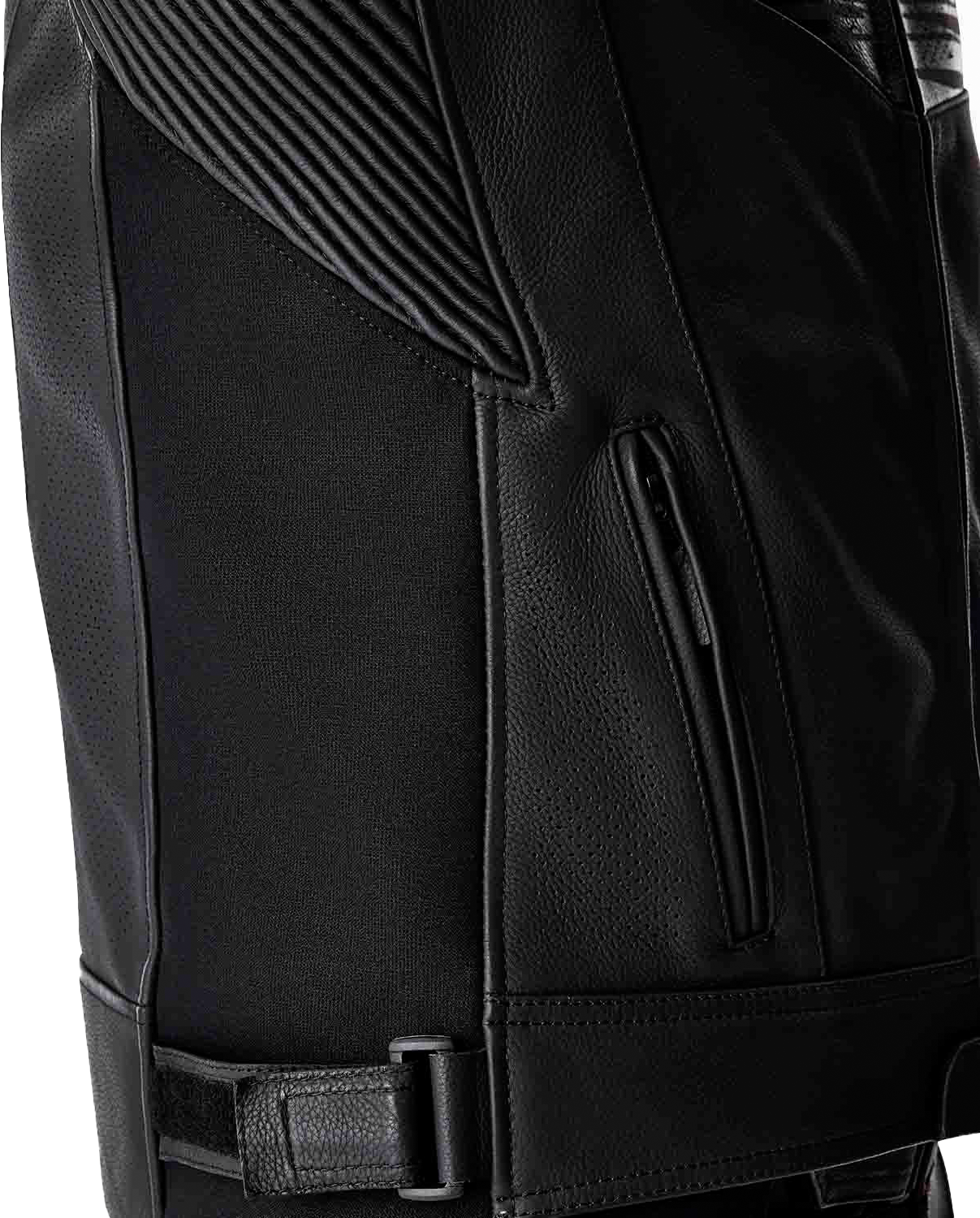 RST Tractech Evo 5 CE Men's Leather Jacket - Black / White - View 12